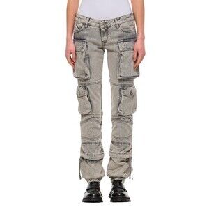 The Attico Essie Denim Cargo Pants - NWT
